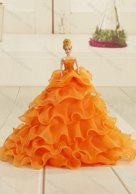 New Style Strapless Multi Color Dress for Quinceanera with Beading and Ruffles