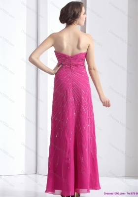 2015 Pretty Sweetheart Floor Length Prom Dress with Beading