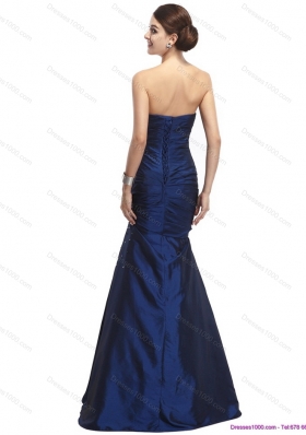 2015 The Super Hot Strapless Mermaid Prom Dress with Beading