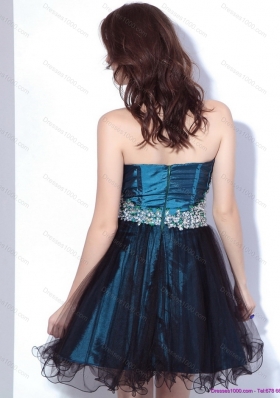 Multi Color Sweetheart Sequined and Ruffled Prom Dresses for 2015