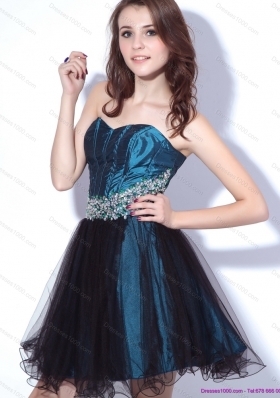 Multi Color Sweetheart Sequined and Ruffled Prom Dresses for 2015