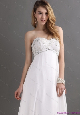 New Style Sweetheart Wedding Dress with Beading for 2015