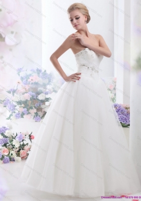 2015 Top Selling Sweetheart Wedding Dress with Paillette