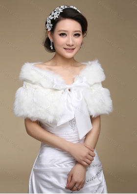 Popular White Strapless Ruching Bridal Gowns with Brush Train