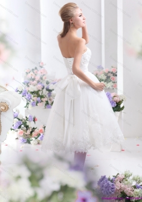 Elegant Discount White Strapless Ruffled Bridal Gowns with Sequins