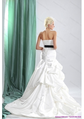 Elegant Sturning 2015 Sweetheart Wedding Dress with Ruching
