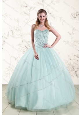 Apple Green Sweetheart Quinceanera Dress and Hot Pink Knee Length Prom Dresses and Beading and Ruffles Little Girl Dress