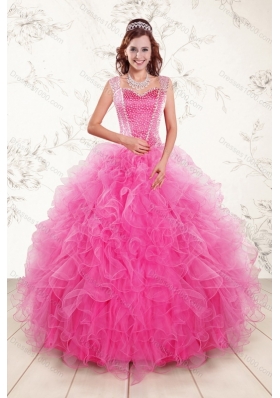 Beading and Ruffles Ball Gown Quinceanera Dress and Long Dama Dresses and  Beading and Ruffles Little Girl Dress