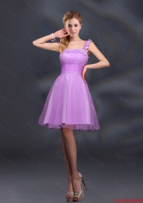 2016 Winter Perfect Lilac A Line Luxurious Dama Dresses
