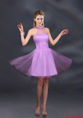 2016 Winter Perfect Lilac A Line Luxurious Dama Dresses