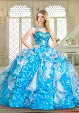 Fashionable Sweetheart Sweet 16 Dresses with Paillette and Ruffles