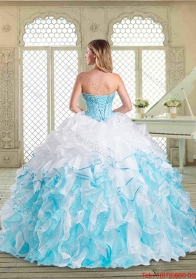 Latest Floor Length Quinceanera Dresses with Beading and Pick Ups for 2016