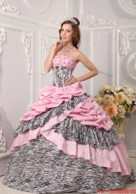 Summer Classical Ball Gown Multi Color Quinceanera Gowns with Beading