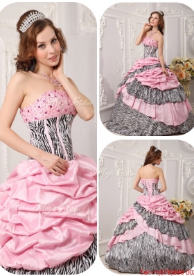 Summer Classical Ball Gown Multi Color Quinceanera Gowns with Beading