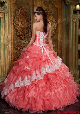 Fashionable Ball Gown Floor Length Ruffles Quinceanera Dresses