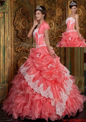 Fashionable Ball Gown Floor Length Ruffles Quinceanera Dresses