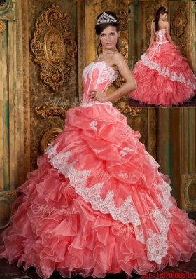 Fashionable Ball Gown Floor Length Ruffles Quinceanera Dresses