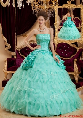 Most Popular Ball Gown Floor Length Ruffles Quinceanera Dresses