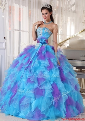 Perfect Ball Gown Floor Length Appliques Quinceanera Dresses