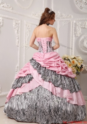 Perfect Ball Gown Strapless Quinceanera Gowns in Multi Color