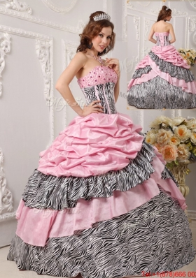 Perfect Ball Gown Strapless Quinceanera Gowns in Multi Color