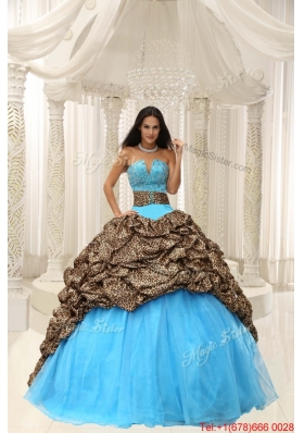 Elegant Beading Sweetheart Quinceanera Dresses with Brush Train