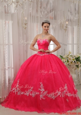 New Style Ball Gown Sweetheart Appliques Quinceanera Dresses