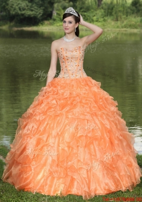 New Style Beading and Ruffles Layered Quinceanera Gowns