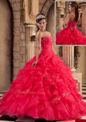 Red Color Quinceanera Dresses