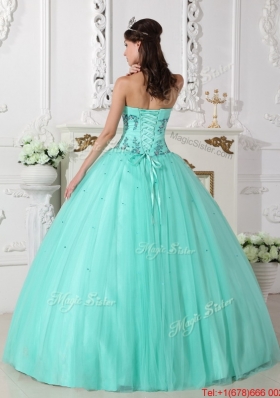 Romantic Green Ball Gown Sweetheart Quinceanera Dresses