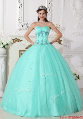 Romantic Green Ball Gown Sweetheart Quinceanera Dresses