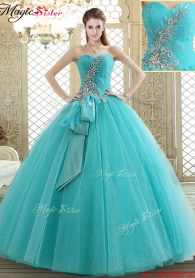 2016 Lovely Sweetheart Quinceanera Dresses with Beading and Paillette