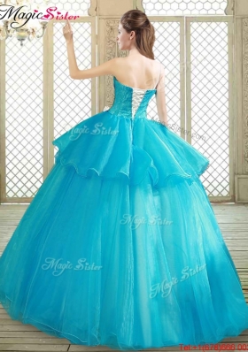 2016 Popular One Shoulder Quinceanera Dresses with Ruffles and Appliques