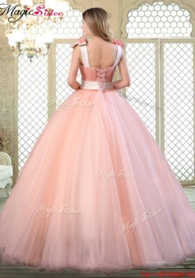 Beautiful Asymmetrical Discount Quinceanera Dresses with Bowknot