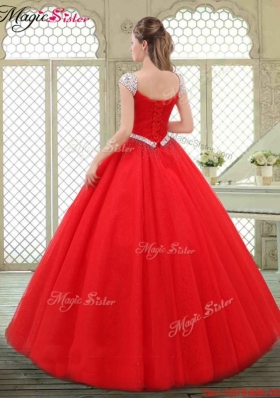 Discount Halter Top Quinceanera Gowns with Beading