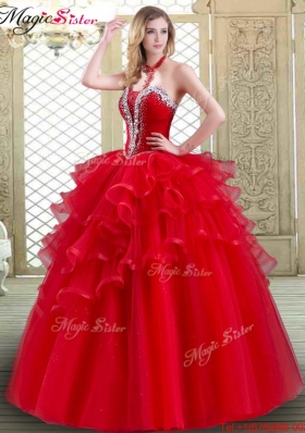 Discount Sweetheart Quinceanera Dresses with Beading and Ruffles