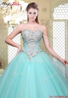 Modest Discount Sweetheart Beading Quinceanera Gowns for Summer