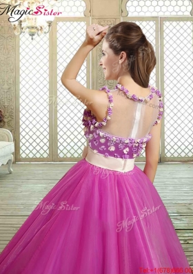 Discount Quinceanera Dresses with Belt and Appliques