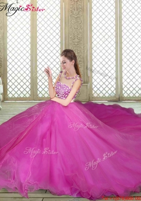 Discount Quinceanera Dresses with Belt and Appliques