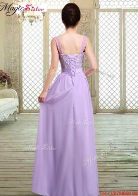 2016 Best Scoop Lace Bridesmaid Dresses in Lavender