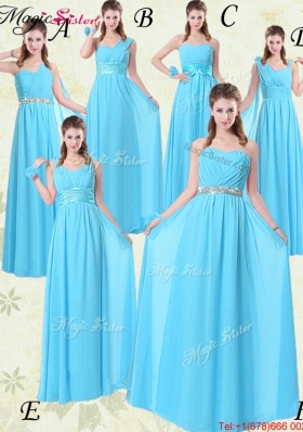 2016 Inexpensive Floor length One Shoulder Bridesmaid Dresses