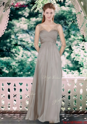 Fall Beautiful Sweetheart Bridesmaid Dresses with Hand Made Flowers