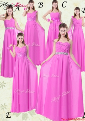 Winter Gorgeous Empire Sweetheart Bridesmaid Dresses with Ruching and Belt