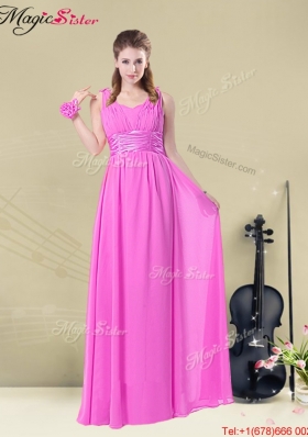 Beautiful Empire Ruching Bridesmaid Dresses for Spring