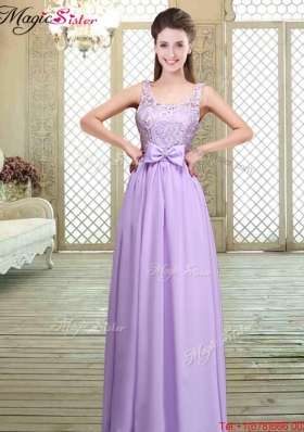 Hot Sale Empire Lavender 2016 Bridesmaid Dresses