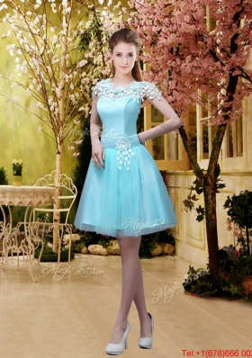 2016 Discount A Line 2015 Prom Dresses with Appliques