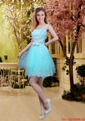 2016 Discount A Line 2015 Prom Dresses with Appliques