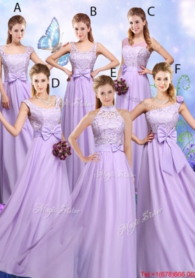 Comfortable Hand Made Flowers Prom Dresses with Lace