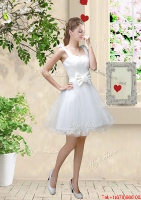 Classical Appliques and Beaded White Dama Dresses with Strapless