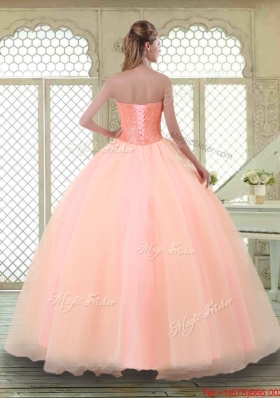 Beautiful Appliques and Beading Sweet 16 Dresses with Sweetheart